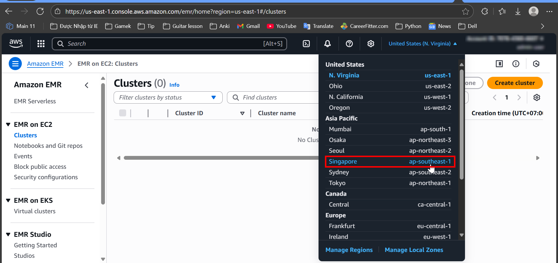 Terminate EMR Cluster