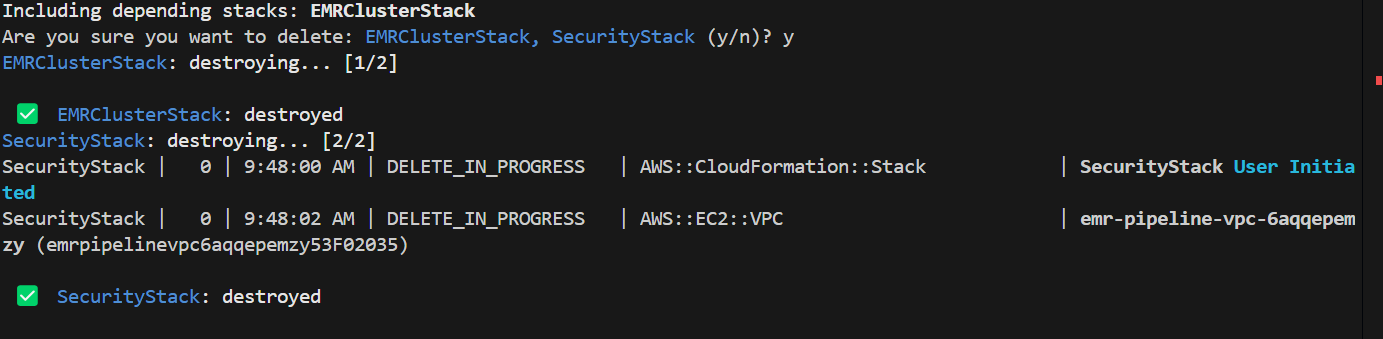 Destroy Security Stack