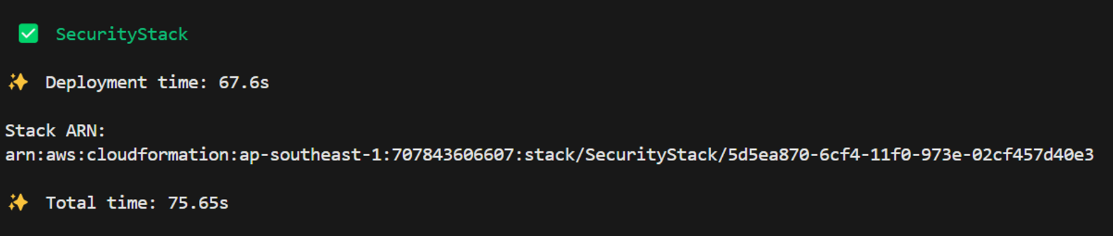 Deploy Security Stack